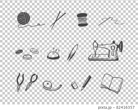 ハンドメイド道具イラスト ハンドメイド道具イラスト 82416357