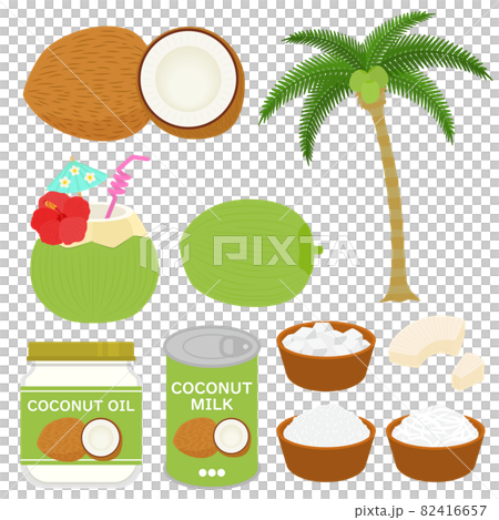 ココナッツのイラスト 82416657