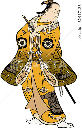 浮世絵 歌舞伎役者 その82のイラスト素材 [82417128] - PIXTA
