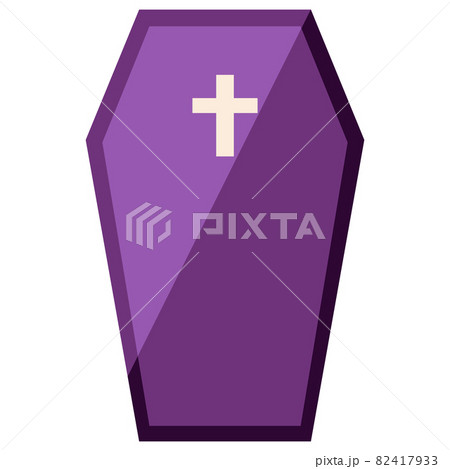 Flat icon illustration of halloween spooky items. Vector illustration 82417933