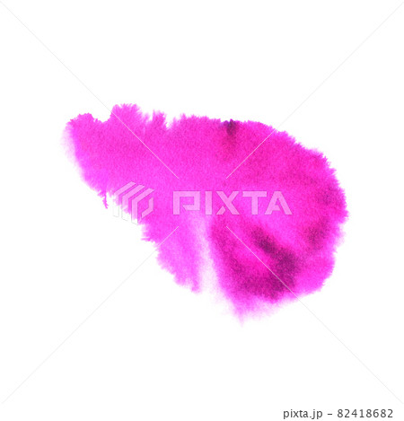 Blurry pink rounded watercolors on wet paper Blurry pink rounded watercolors on wet paper 82418682