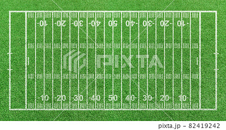 American football field, stripe grass with white pattern lines American football field, stripe grass with white pattern lines 82419242