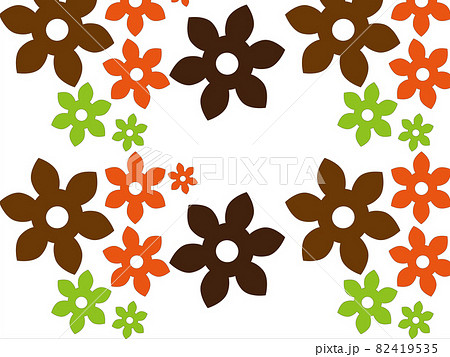 Fancy Flowers That Make You Feel Autumn Stock Illustration