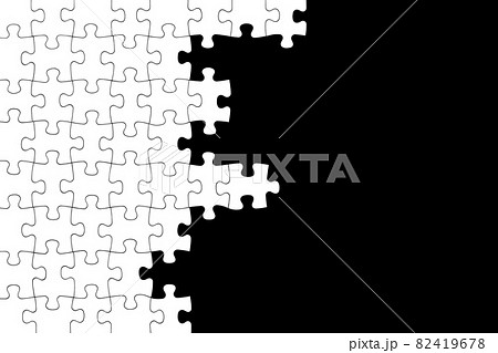 白無地のジグソーパズル 82419678