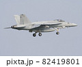 大空を飛行する在日米海軍のF/A-18Eスーパーホーネット戦闘攻撃機 82419801