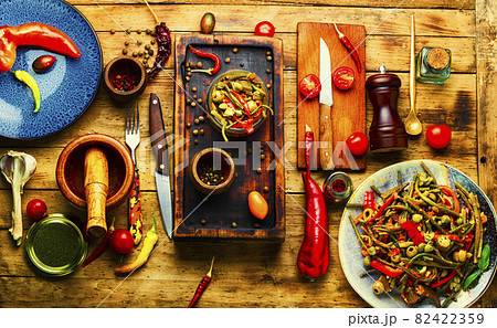 Spicy vegetable appetizer Spicy vegetable appetizer 82422359