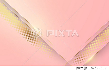 Abstract background pink gold poster beauty with VIP luxury dynamic. 82422399
