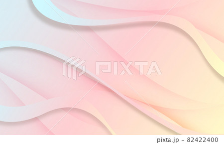 modern abstract shapes postcard or brochure cover design with a pastel color palette and a gradient background 82422400