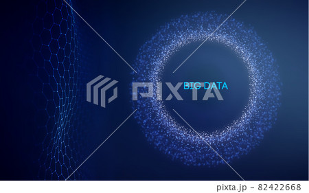 Big data technology background. Binary code algorithms deep learning. Virtual reality analysis. Data science learning machine. Artificial intelligence data research and automation. 82422668