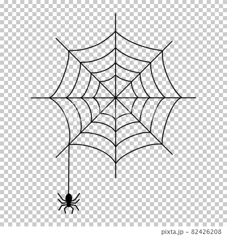Spider web clip illustration Spider web clip illustration 82426208