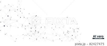 Vector background lines design. Abstract polygonal with connecting dots and lines. Connection science biology pattern Vector background lines design. Abstract polygonal with connecting dots and lines. Connection science biology pattern 82427475