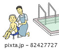 入浴介助　高齢者　介護　浴槽 82427727