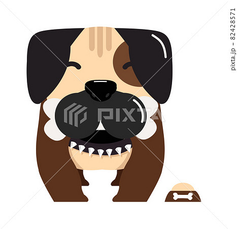 Dog on a white background 82428571