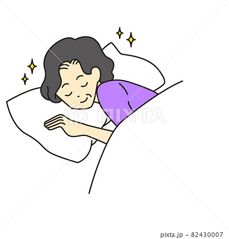 睡眠　女性 82430007