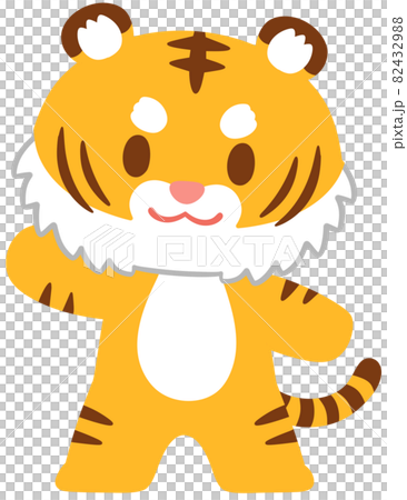 老虎舉起一隻手 82432988