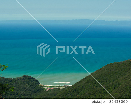 弥彦スカイラインから見た日本海 82433069