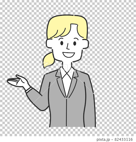 誘導しているビジネスマン 82433116