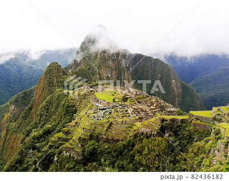 観光雑誌にも掲載されるマチュピチュの撮影スポット 82436182