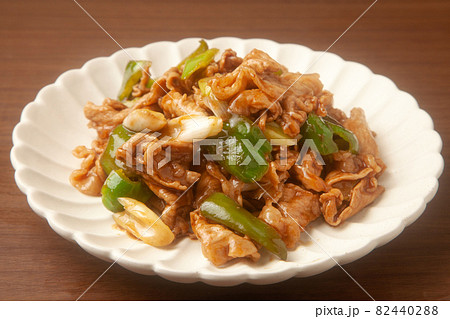 豚肉の黒酢炒め 82440288
