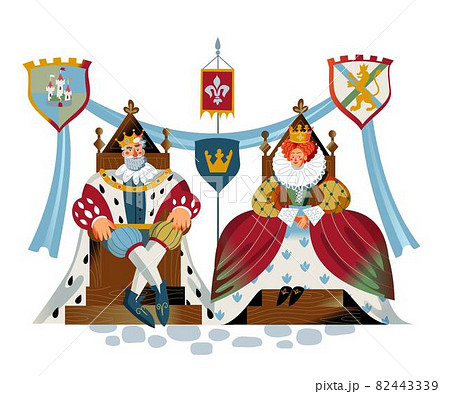 Medieval king and queen hi-res stock photography and images - Alamy