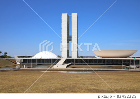 ブラジル国会議事堂(ブラジリア、ブラジル) ブラジル国会議事堂(ブラジリア、ブラジル) 82452225