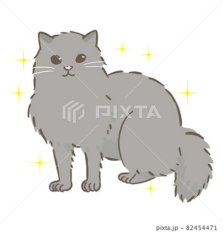 きれいなネコのイラスト素材