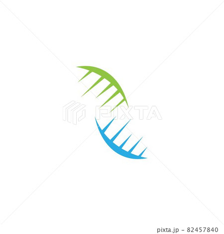 DNA logo vector 82457840
