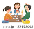 友達とボードゲーム遊び 82458098