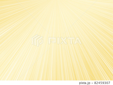 光の差し込み　光の筋　光芒　（背景素材）　黄色　放射線　集中線 82459307