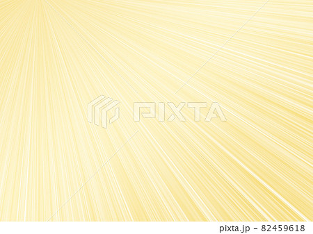 光の差し込み　光の筋　光芒　（背景素材）　黄色 82459618