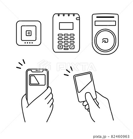 キャッシュレス決済 スマートフォン、交通系ICカード リーダーのセット キャッシュレス決済 スマートフォン、交通系ICカード リーダーのセット 82460963