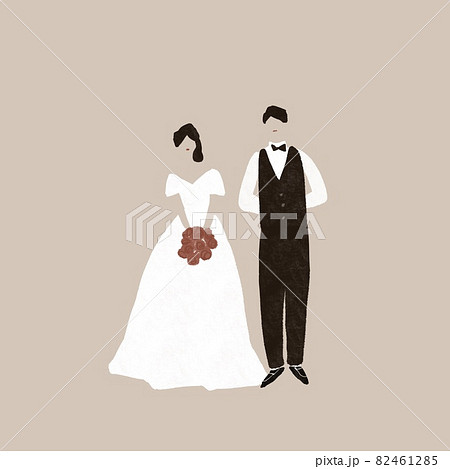 新郎新婦、男女、カップル、結婚式、ウエディング、ウエルカムボード 82461285