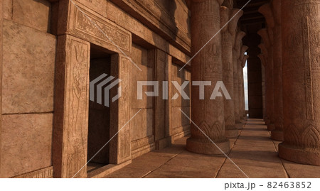 Egyptian Palace 3D Illustration Fantasy Old Kingdom Egyptian Palace 3D Illustration Fantasy Old Kingdom 82463852