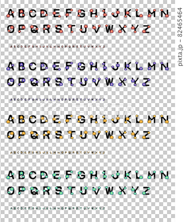 ドット絵花フォント 82465464