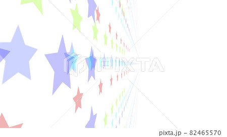 CGスター　多数の星形で構成された背景素材 82465570