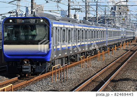 JR East Sobu Line Rapid Yokosuka Line E235 - Stock Photo