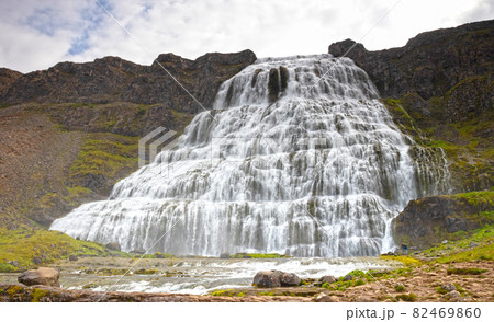 Dynjandi is the most famous waterfall of the West Fjords, Iceland Dynjandi is the most famous waterfall of the West Fjords, Iceland 82469860