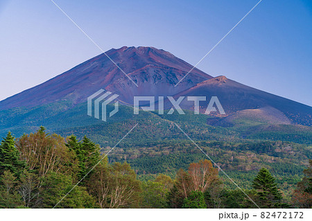 （静岡県）裾野市・水ヶ塚公園から望む、秋の富士山　夜明け前 82472172