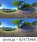 Full spherical 3D 360 degree panorama view, Forest and Park 360 image, VR AR content. 82473966