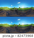 Full spherical 3D 360 degree panorama view, Forest and Park 360 image, VR AR content. 82473968
