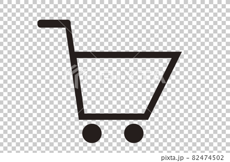買い物カゴのアイコン ショッピングのイメージ のイラスト素材