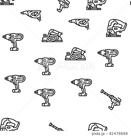 Tools For Building And Repair Vector Seamless Pattern 82476689