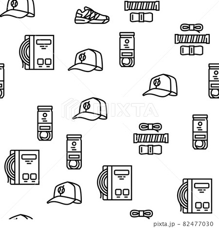 Tennis Sport Game Competition Vector Seamless Pattern 82477030