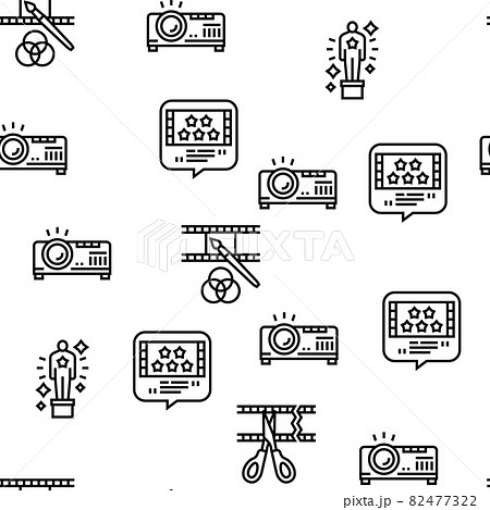 Cinema Watch Movie Entertainment Vector Seamless Pattern Cinema Watch Movie Entertainment Vector Seamless Pattern 82477322