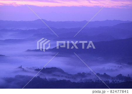 幻想的な朝・鹿野山《君津市》 82477841