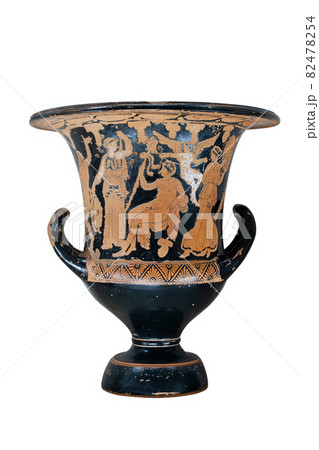 ancient Greek vase isolated on white background 82478254