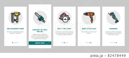Tools For Building And Repair Onboarding Icons Set Vector Tools For Building And Repair Onboarding Icons Set Vector 82478449