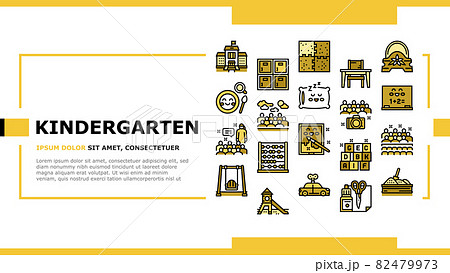 Kindergarten Activity Landing Header Vector Kindergarten Activity Landing Header Vector 82479973