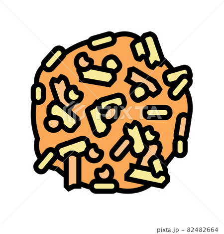 wood pellets color icon vector illustration wood pellets color icon vector illustration 82482664