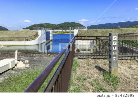 石井閘門　国重要文化財　日本最古の煉瓦造り可動ゲート、 82482998
